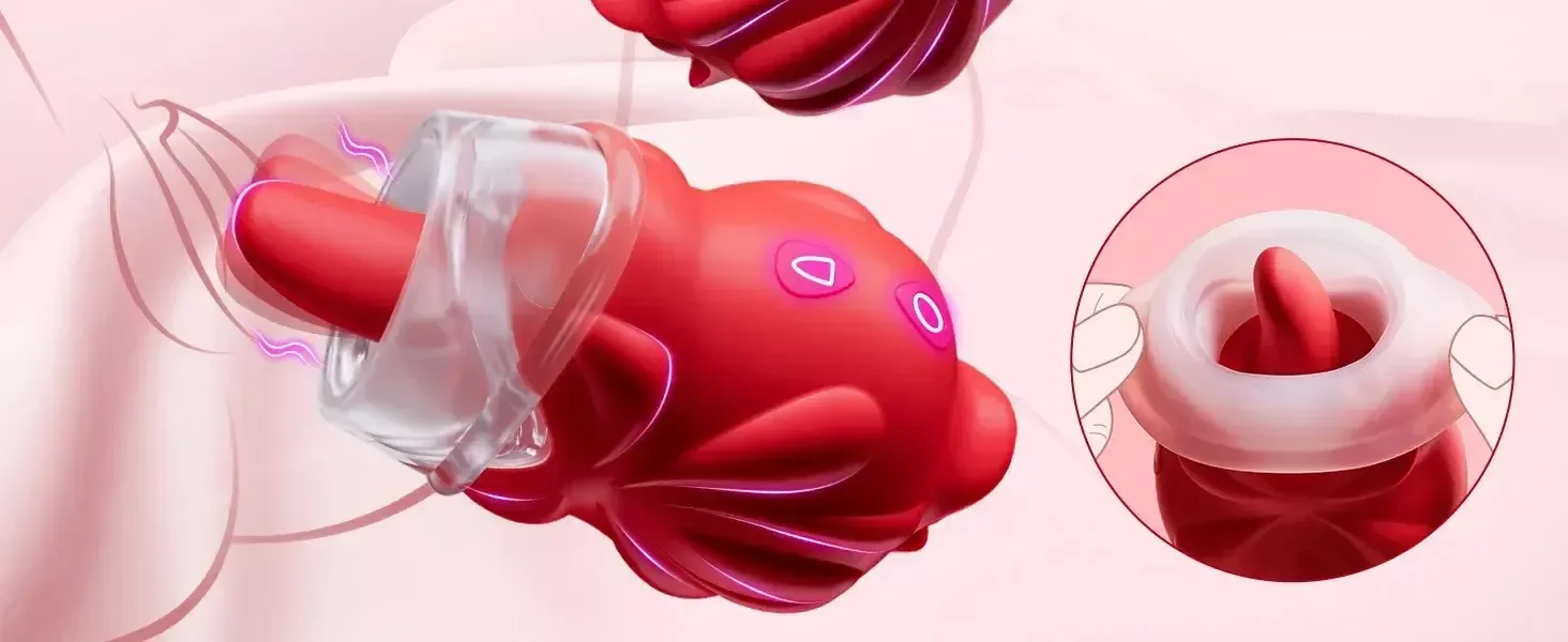 2in1 silicone clitoral suction toy