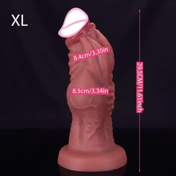 32cm long silicone dragon tentacle