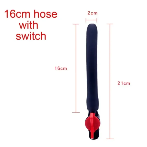 32cm silicone enema system with switch