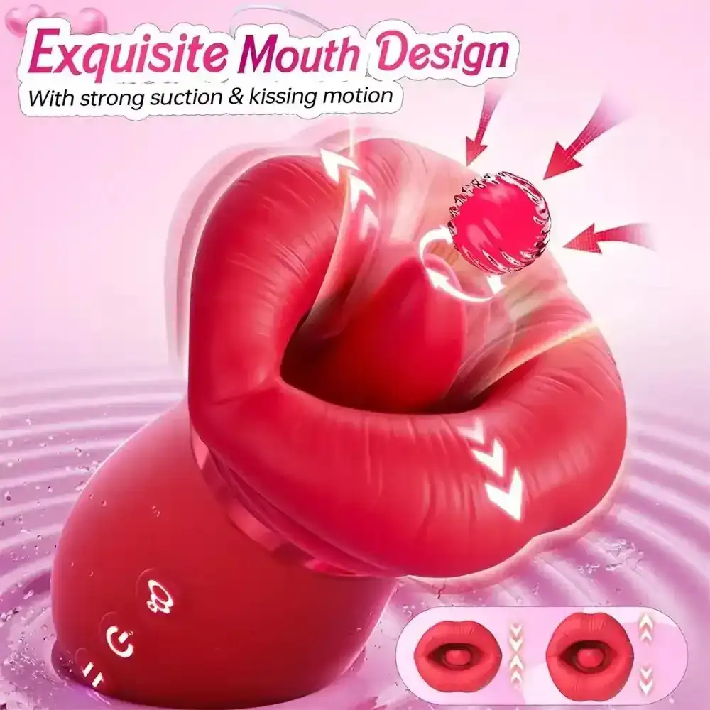 360 degree tongue rotation vibrator