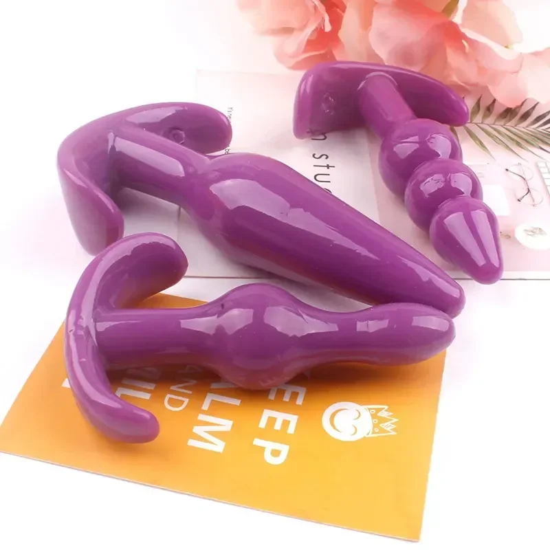 3 piece body safe anal plug