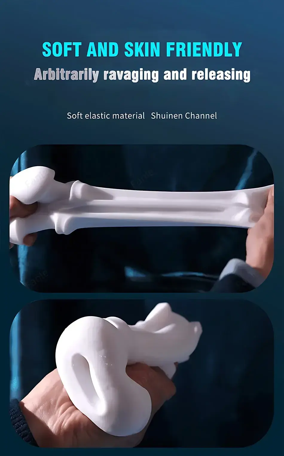 3d textured silicone tpe masturbator