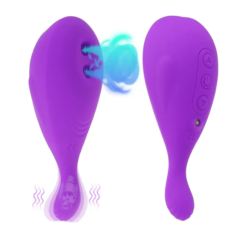 5 suction modes dolphin vibrator