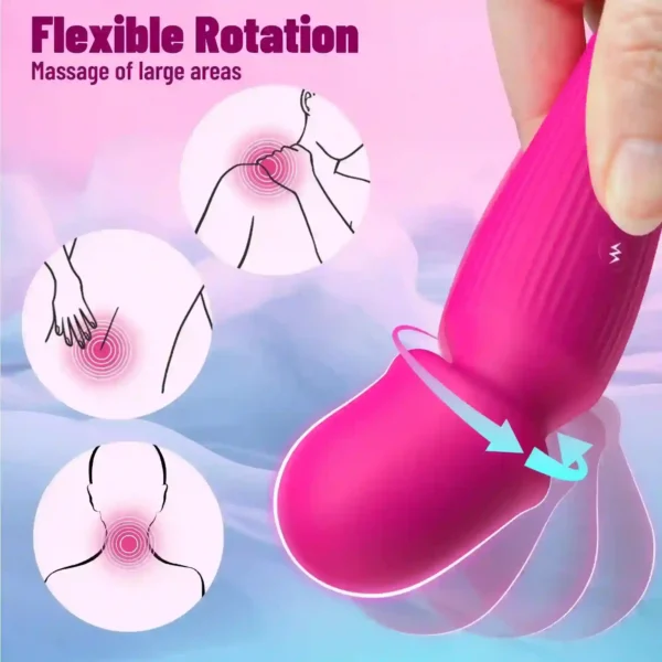 7 1 inch mini wand vibrator silicone