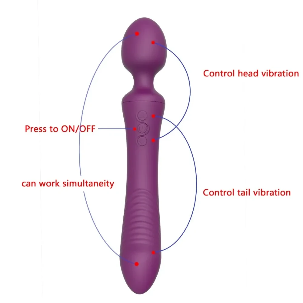 7 mode silicone internal external toy