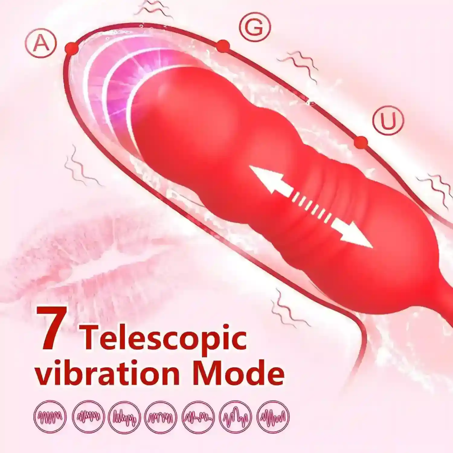7 vibration modes dildo toy