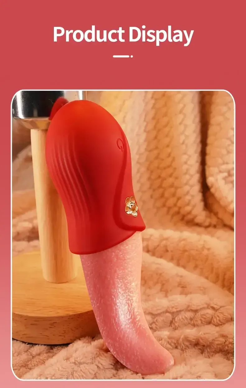 7 vibration modes tongue action toy