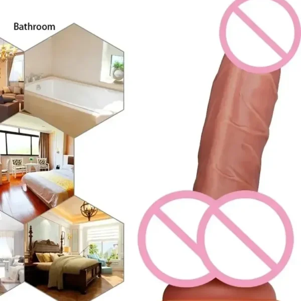 8 inch realistic silicone male toy