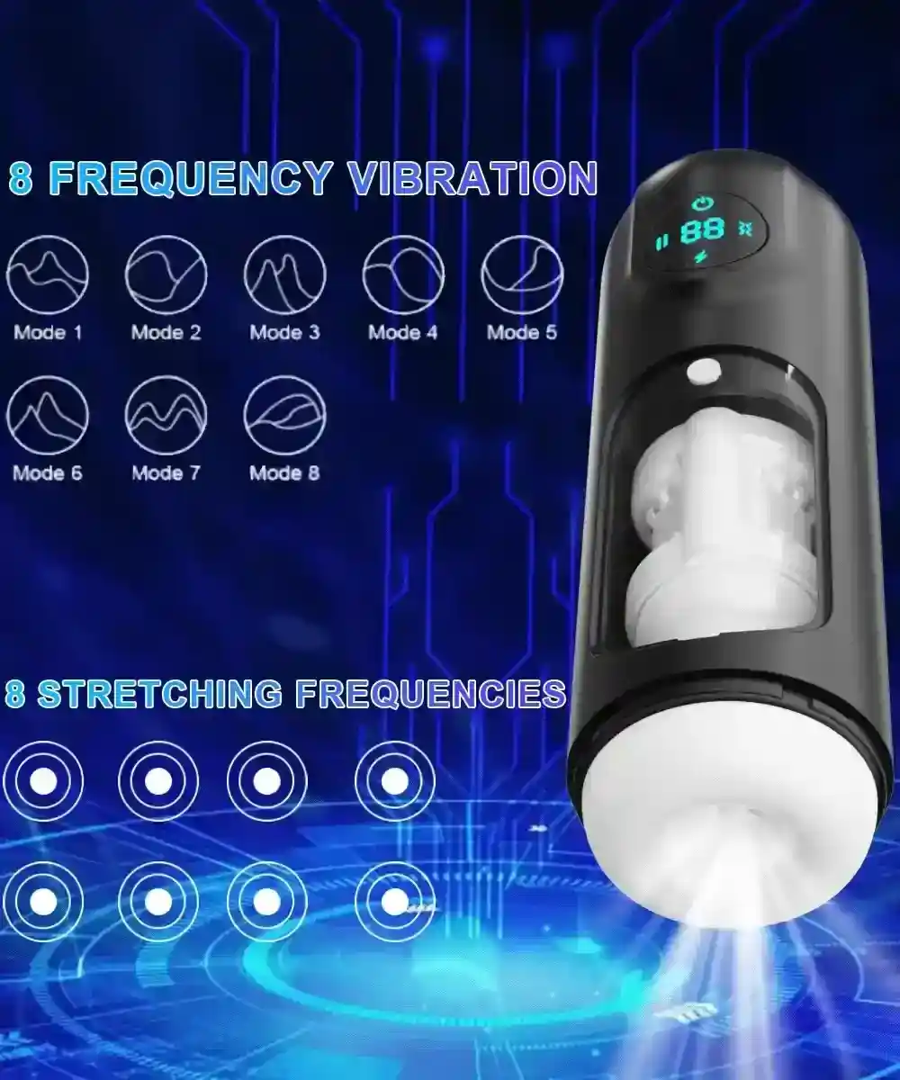 8 mode thrusting vibrator for him