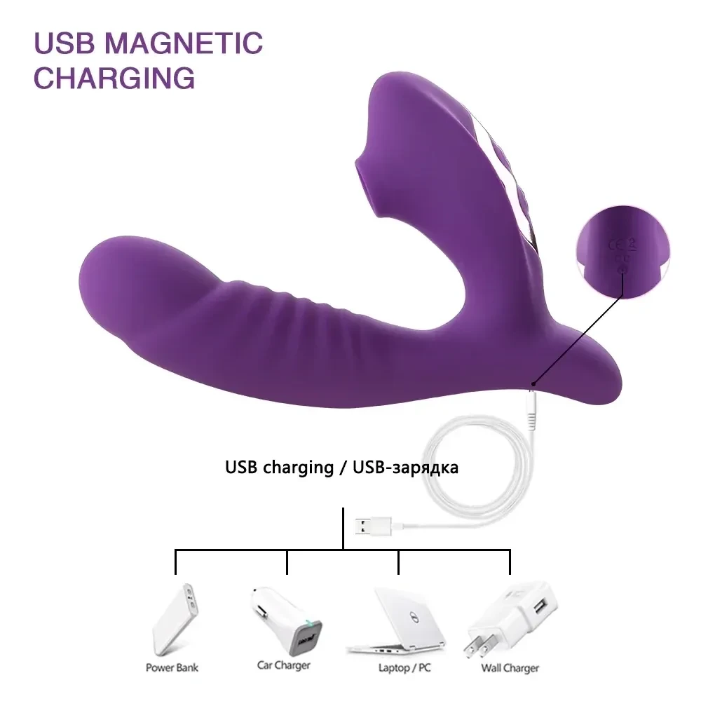 9 vibration modes sucking toy