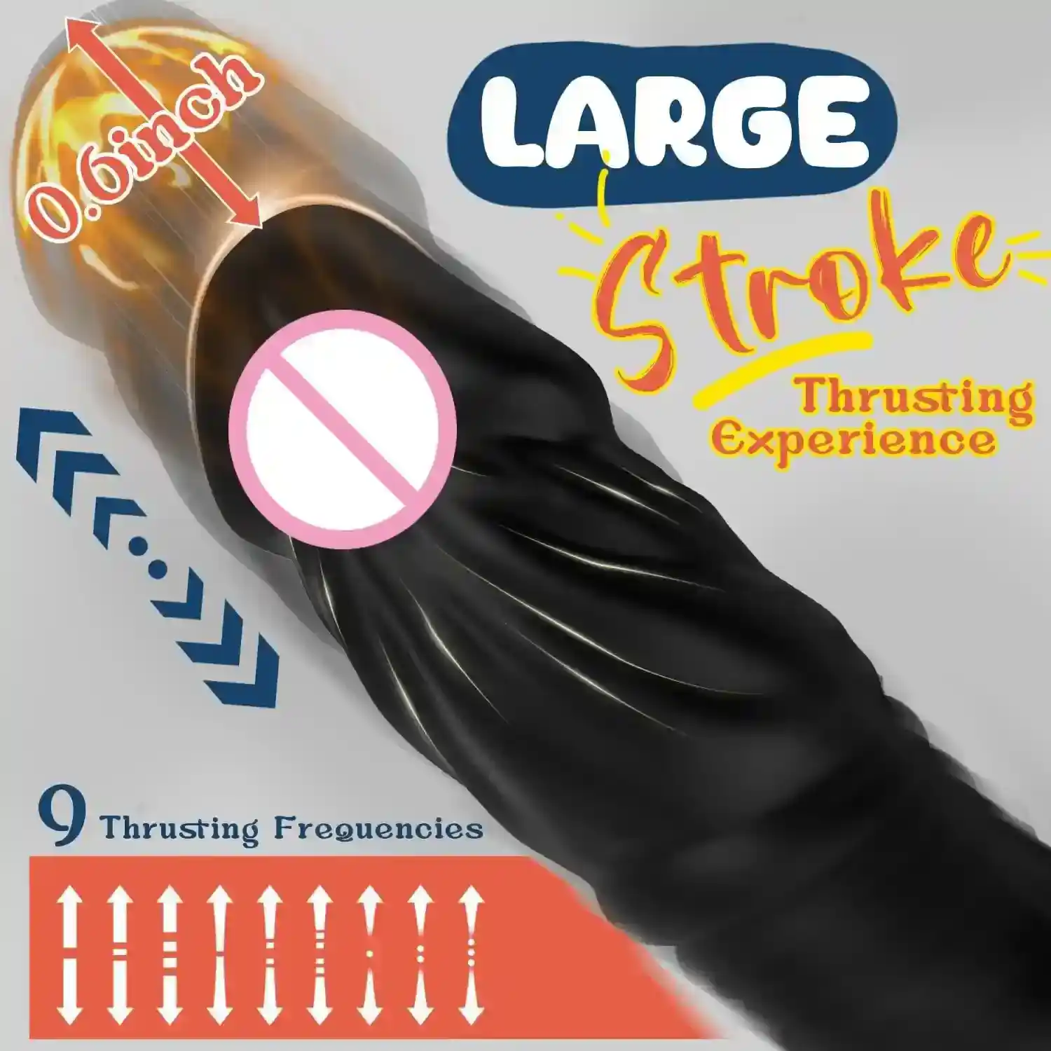 9 vibration thrusting modes prostate toy