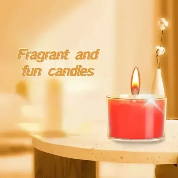 BDSM sensory play wax candle