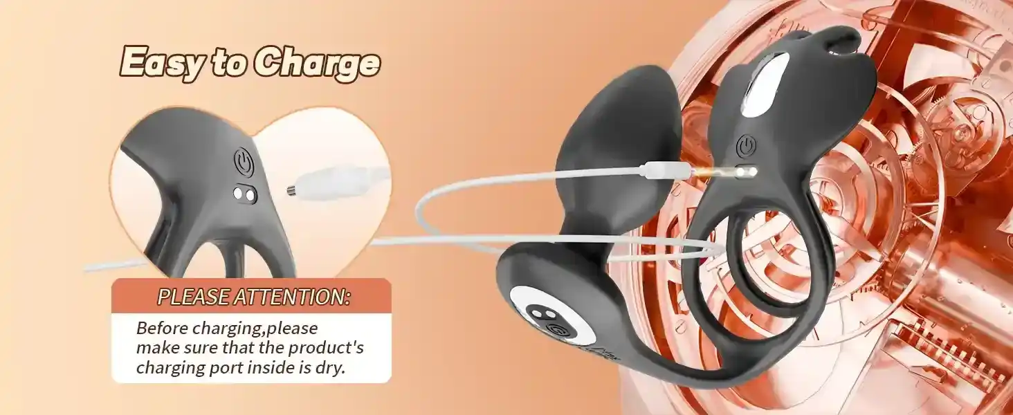 abs anal plug dual vibration modes