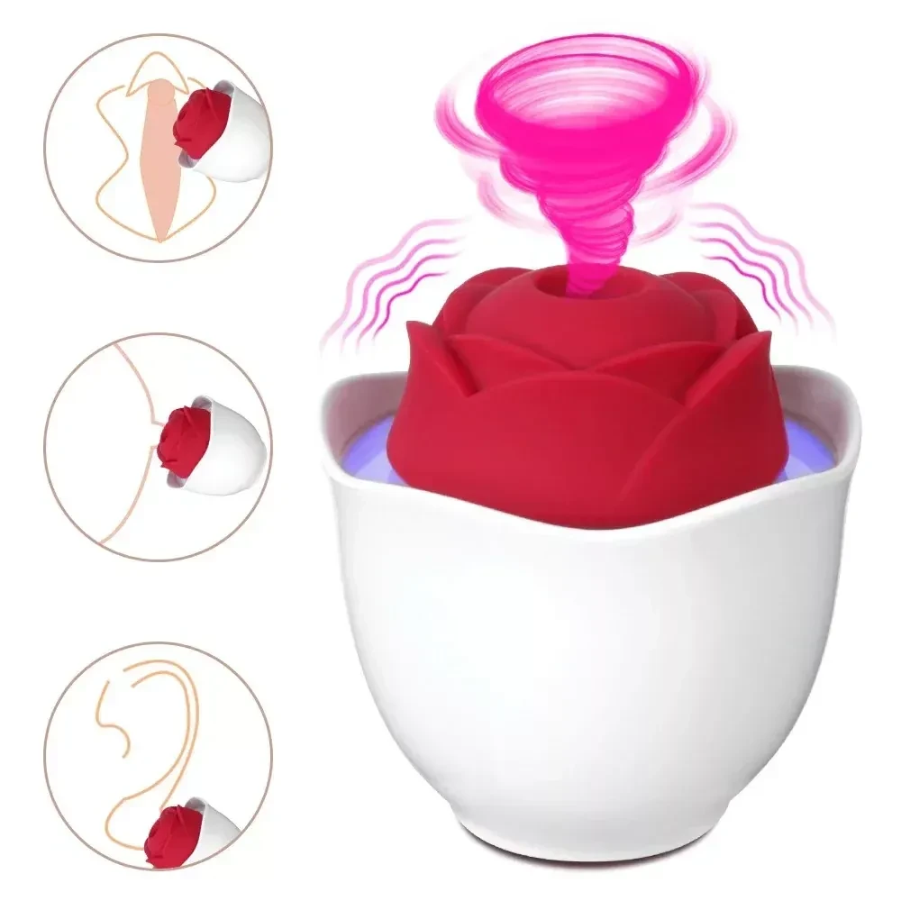 abs and silicone rose toy usb