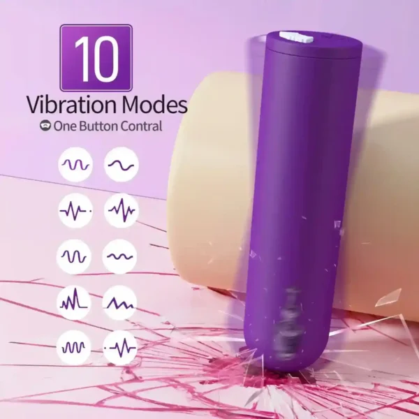 abs material bullet vibrator blue