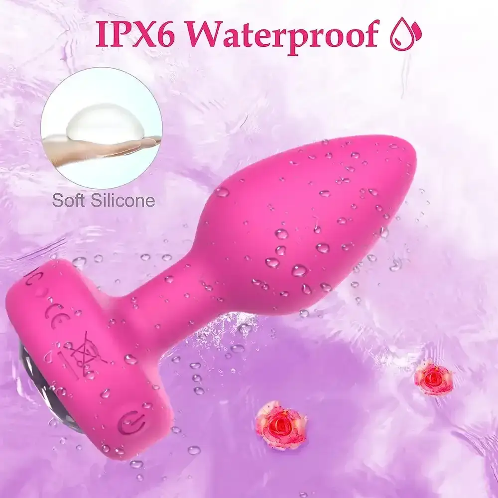 abs silicone anal vibrator