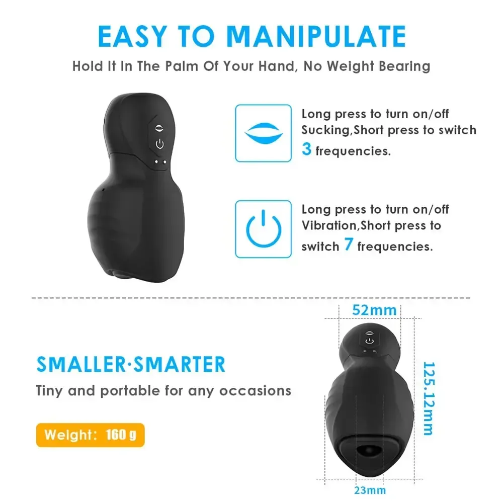 abs silicone dual function masturbator