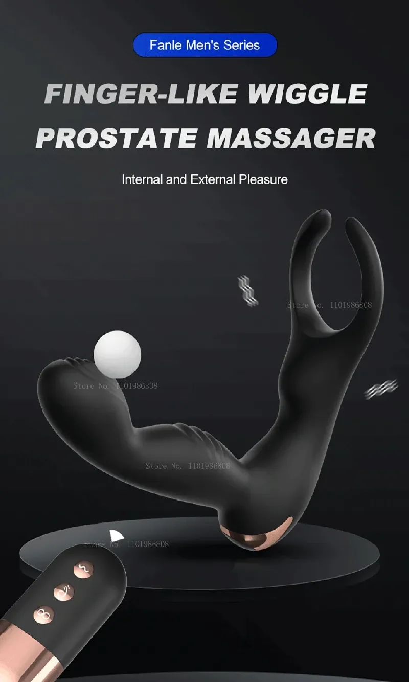 abs silicone remote control prostate