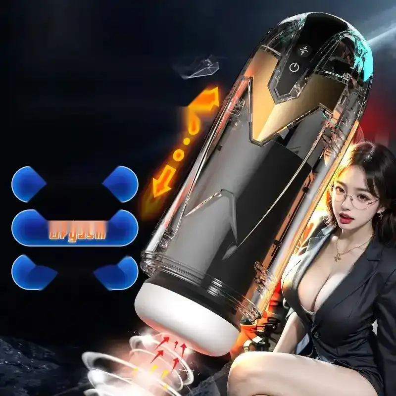 abs tpe thrusting heating masturbator