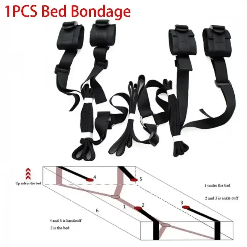 adjustable ankle restraints bed bondage