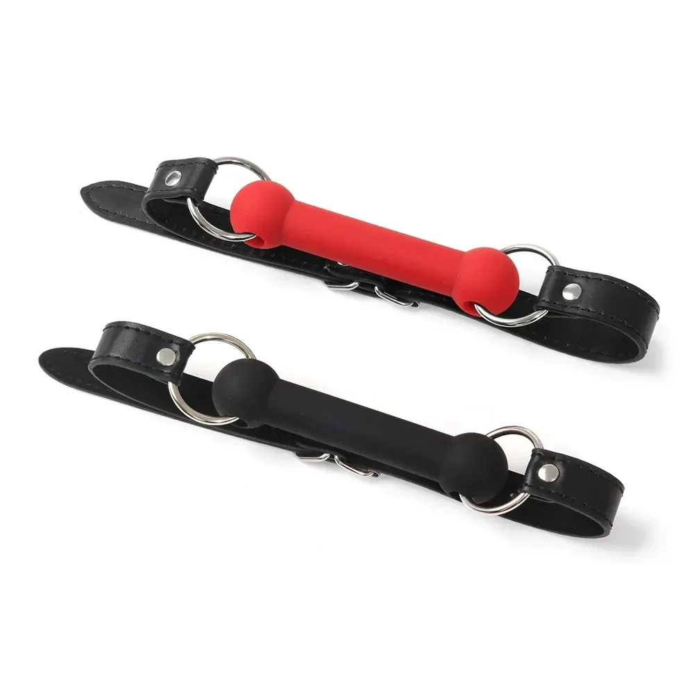 adjustable bdsm ball gag black