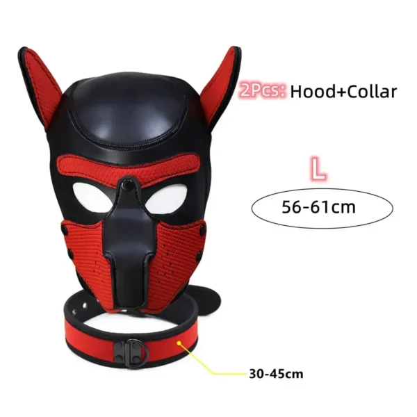 adjustable black neoprene sensory mask