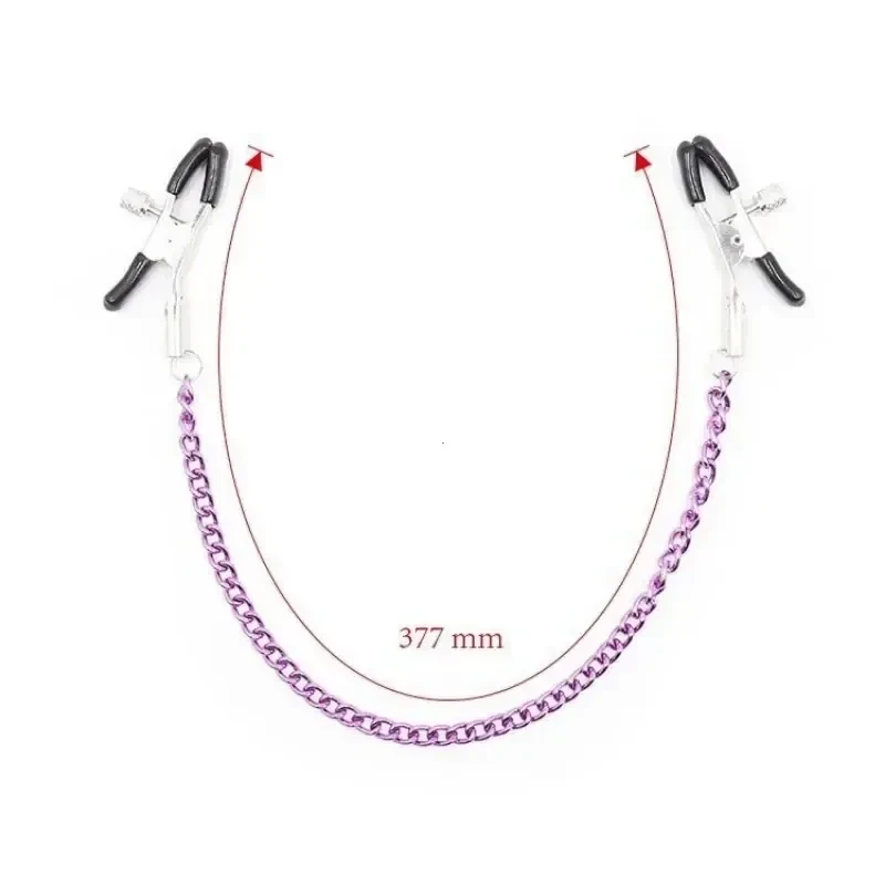 adjustable breast clamps teasing sensation