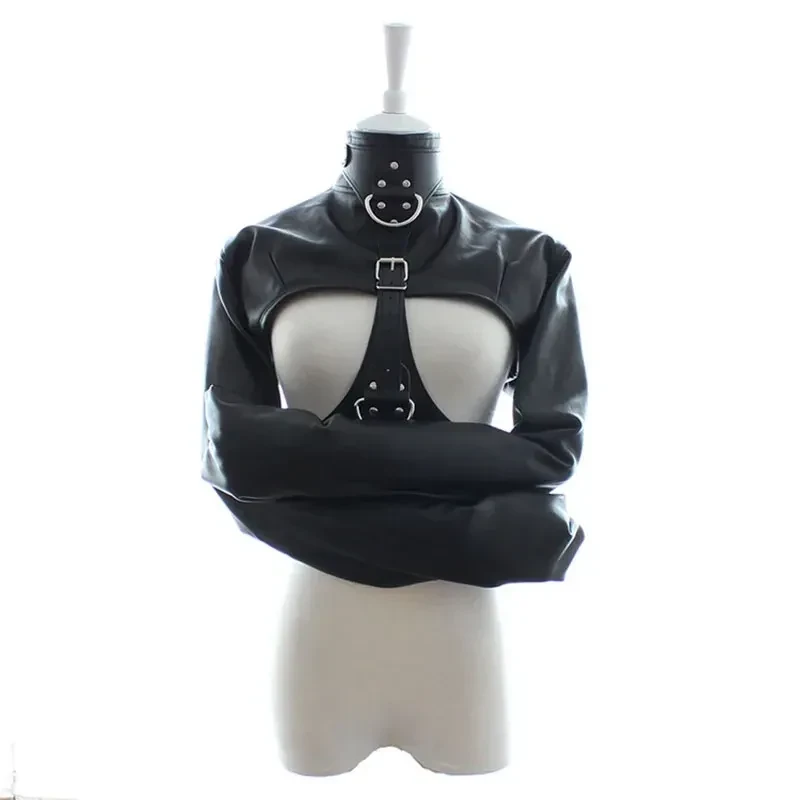 adjustable chest strap bdsm jacket