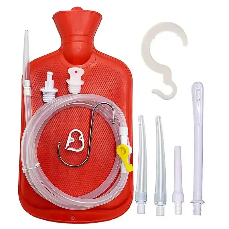 adjustable flow silicone douche bag