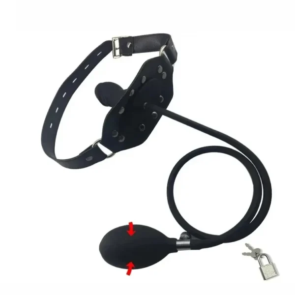 adjustable inflatable gag bdsm play