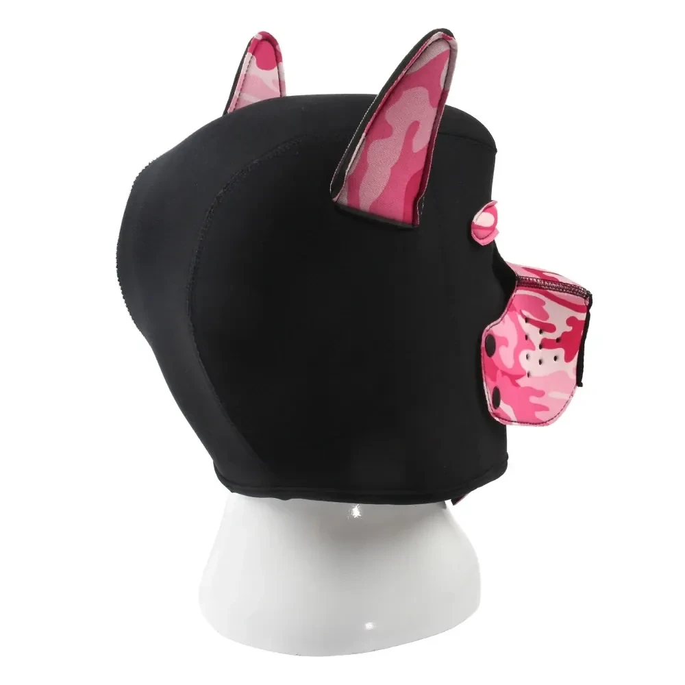 adjustable pet play full mask
