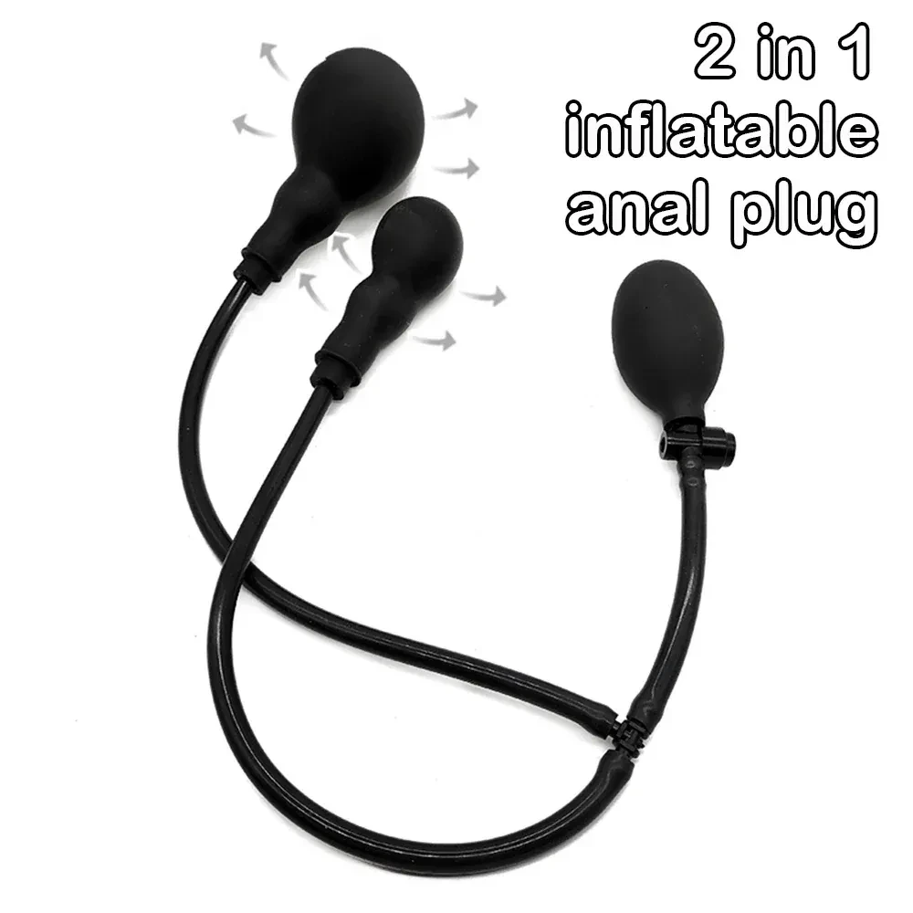 adjustable pressure anal plug expanding