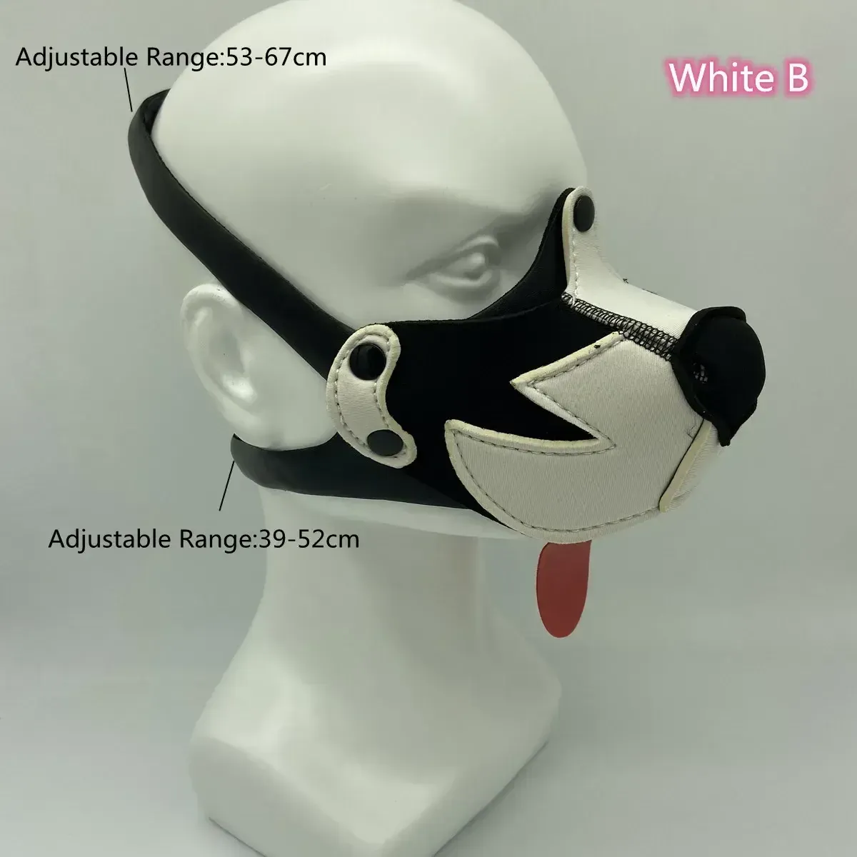 adjustable rubber puppy play collar