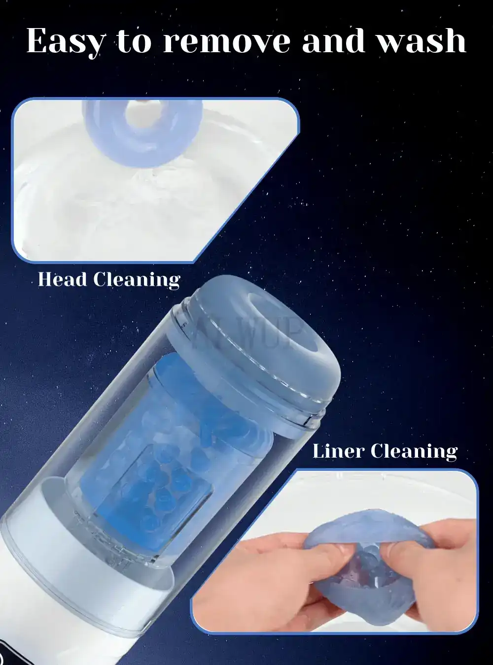 adjustable settings masturbation cup