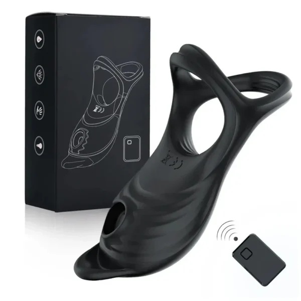 adjustable silicone penis ring stimulator