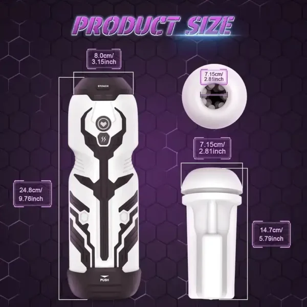 adjustable suction male masturbator