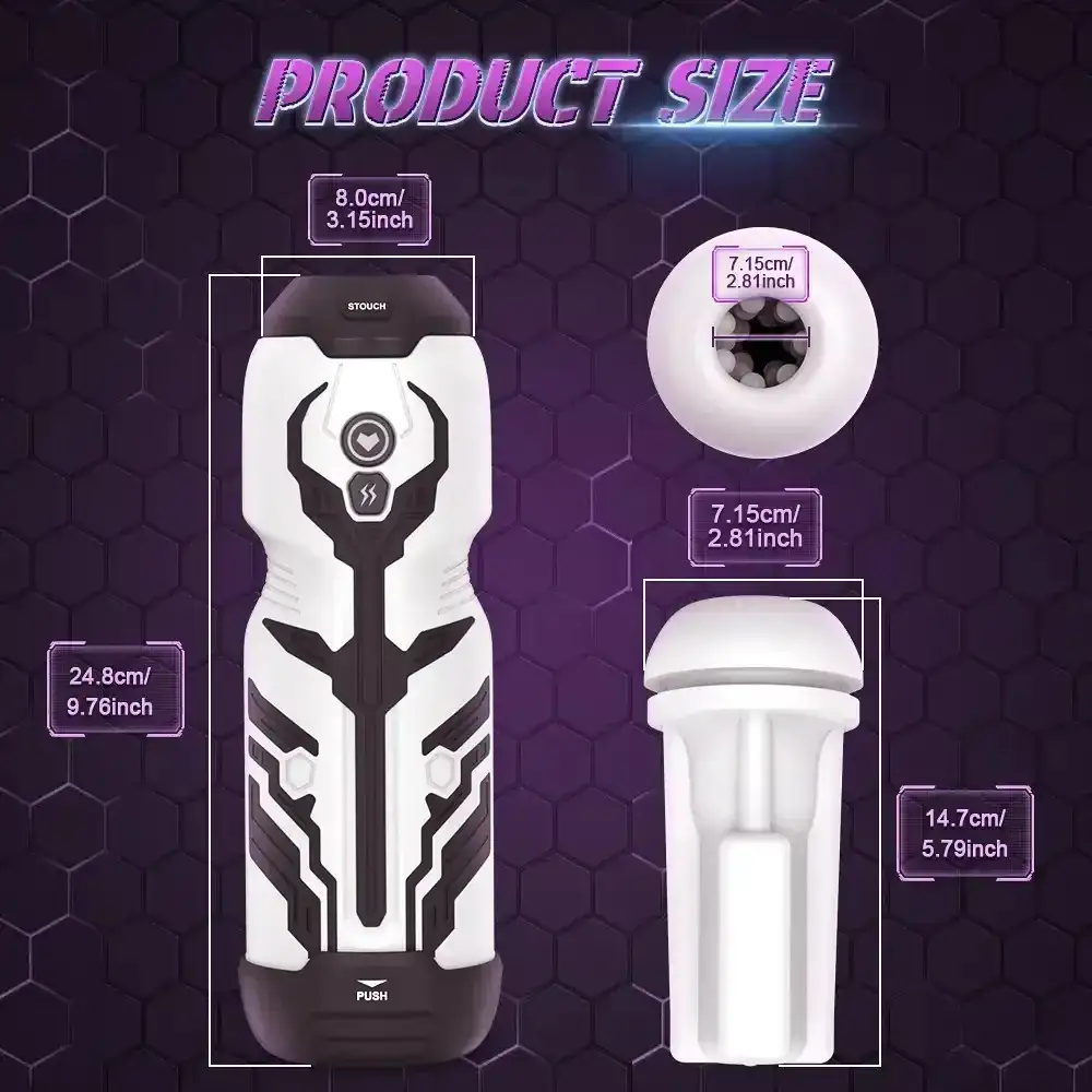 adjustable suction male masturbator