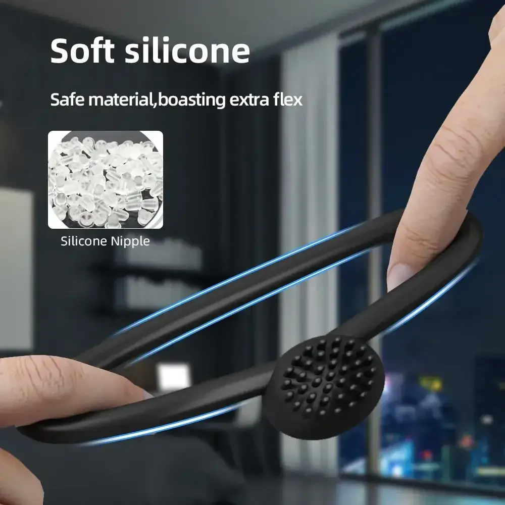 adjustable vibrating cock ring men