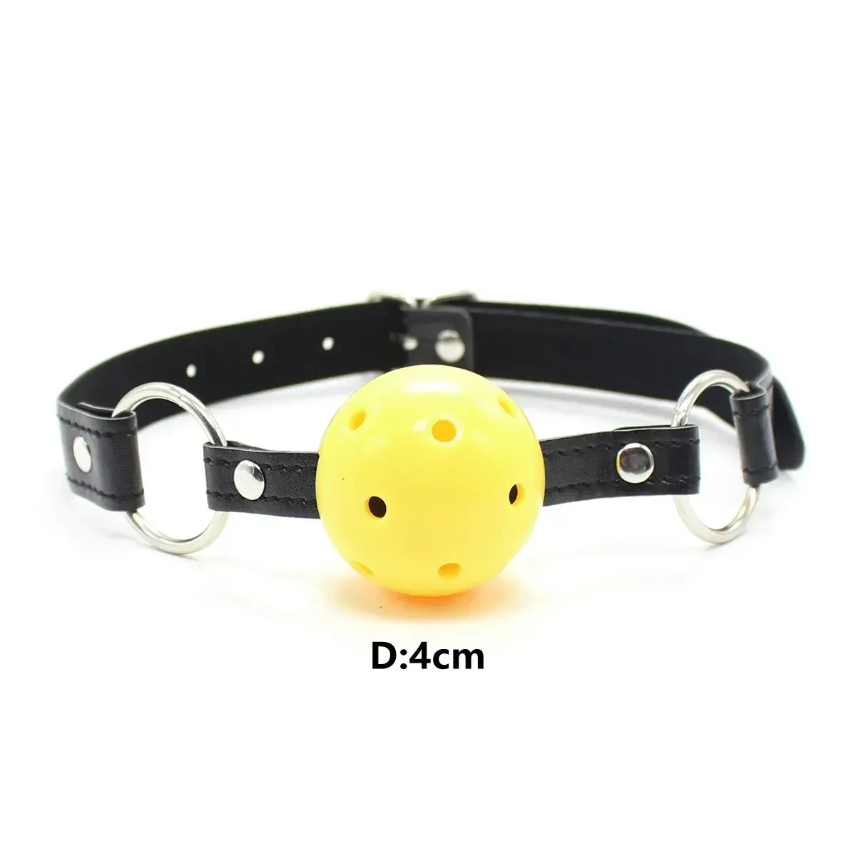 adult pu leather mouth restraint