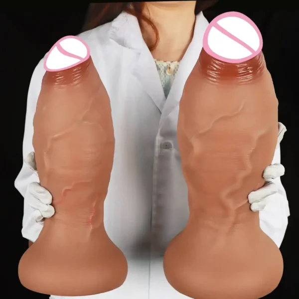 adult silicone dildo lifelike appearance