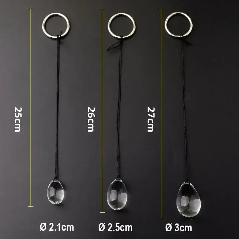 anal beads sex toy transparent