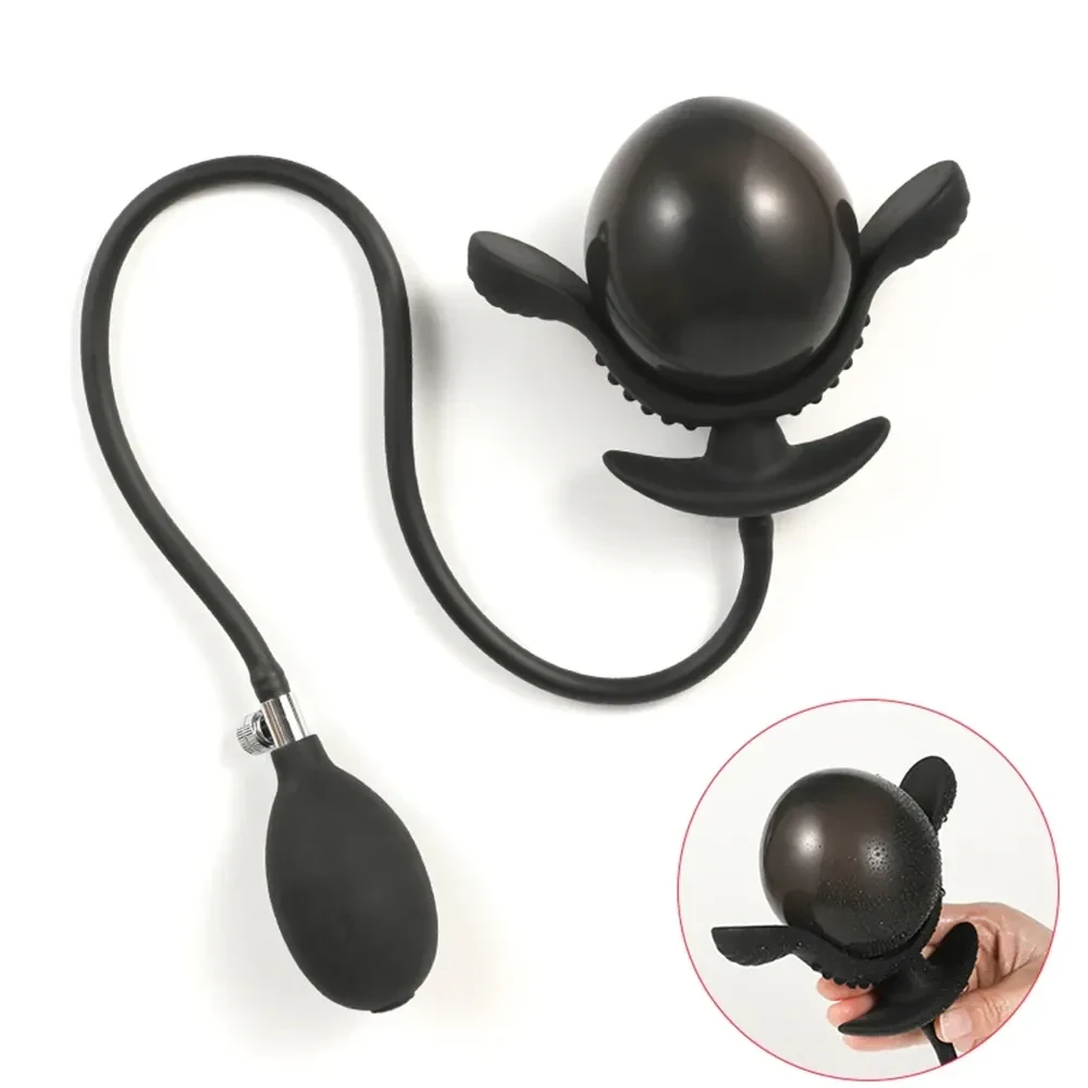 anal dilator with inflation bulb