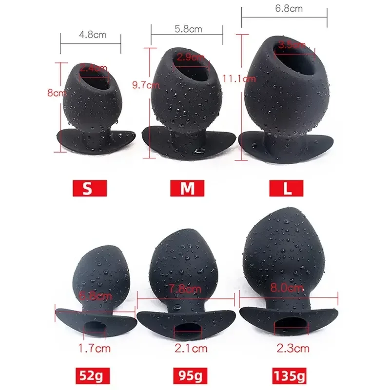 anal expansion plug with stopper
