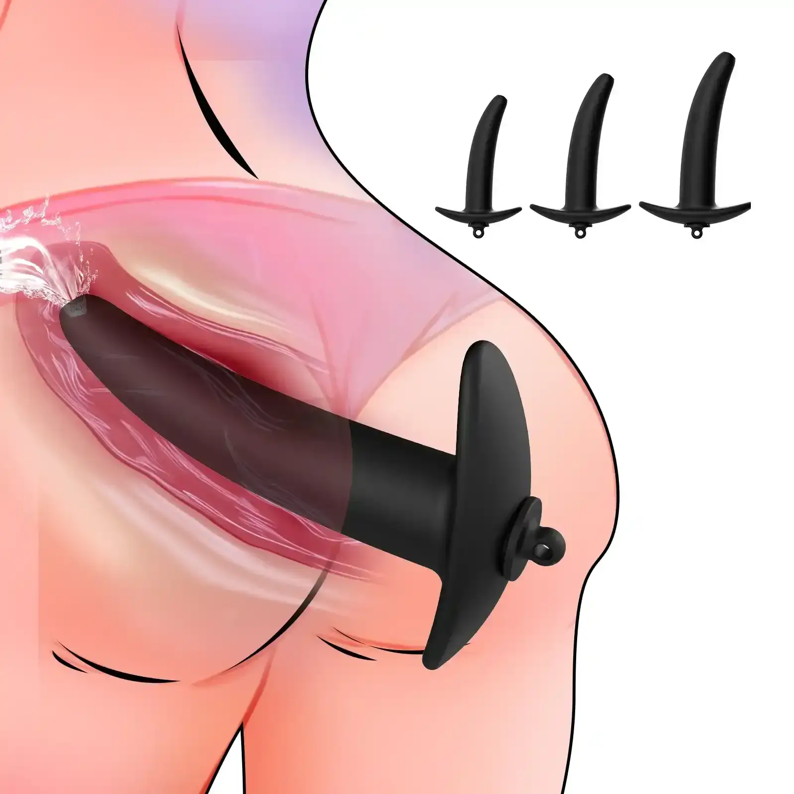 anal expansion progressive silicone plugs