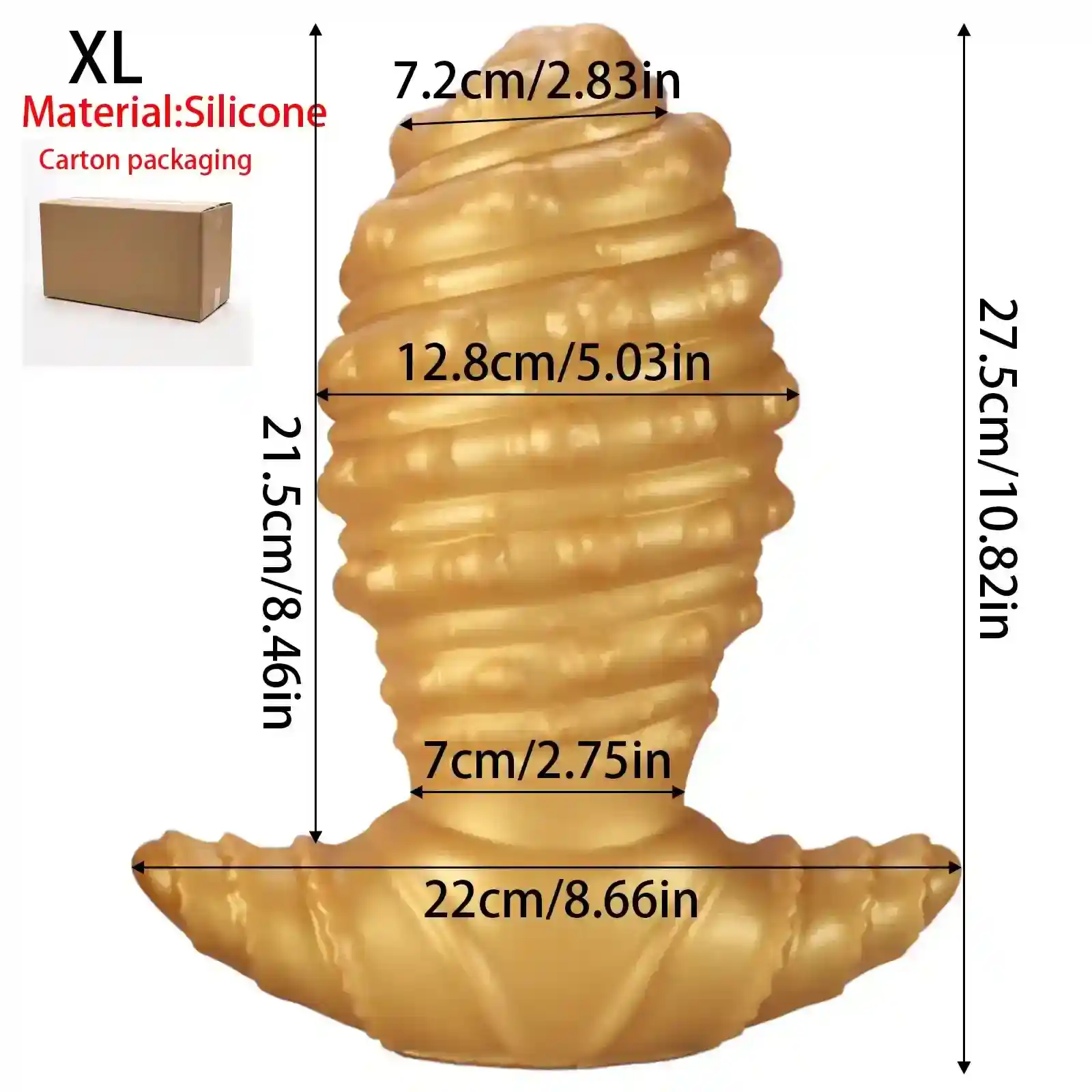 anal expansion silicone plug smooth
