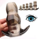 anal play hollow core silicone