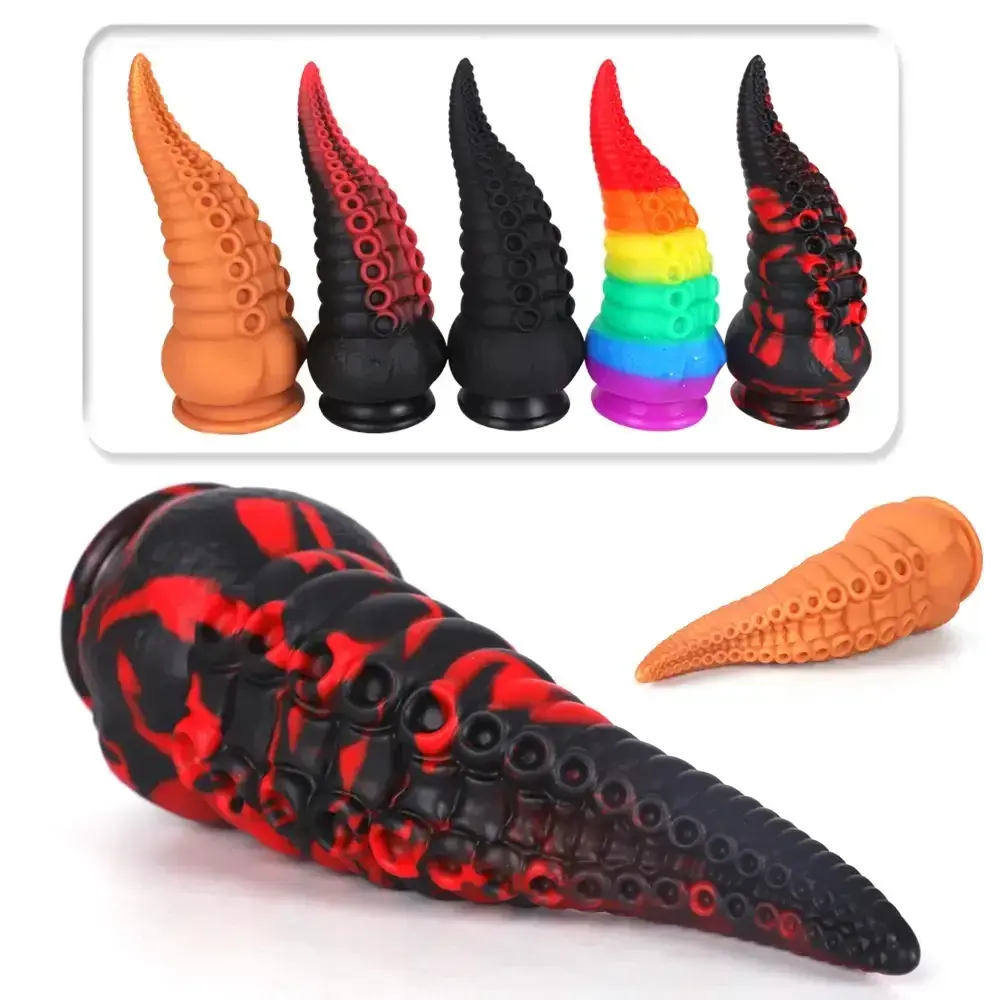 anal play toy with suction cup base