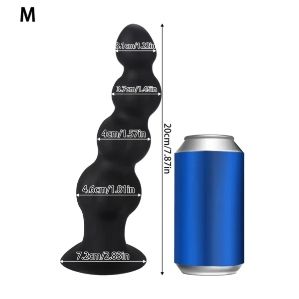 anal pleasure training beads silicone