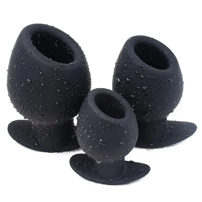 anal plug hollow design internal stopper