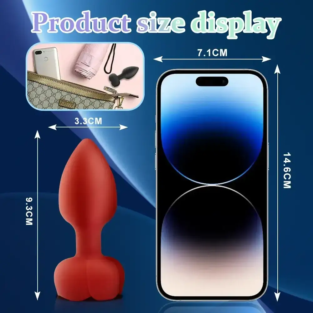 anal plug wearable ring remote